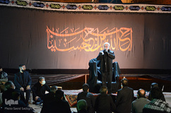 مراسم عزاداری شب سوم محرم در محوطه باز مصلی تبریز