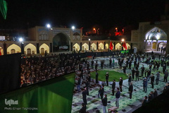 مراسم عزاداری شب سوم محرم در مسجد جامع زنجان