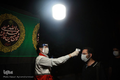 مراسم عزاداری شب چهارم محرم در هیئت میثاق با شهدا در دانشگاه افسری امام علی(ع) تهران