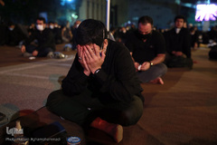 مراسم عزاداری شب چهارم محرم در هیئت میثاق با شهدا در دانشگاه افسری امام علی(ع) تهران