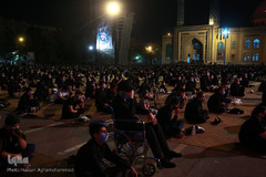 مراسم عزاداری شب چهارم محرم در هیئت میثاق با شهدا در دانشگاه افسری امام علی(ع) تهران