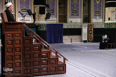 مراسم عزاداری شب تاسوعا با حضور رهبر معظم انقلاب