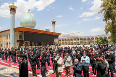 عزاداری ظهر تاسوعا در حرم شاهچراغ(ع)