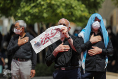 عزاداری ظهر تاسوعا در حرم شاهچراغ(ع)