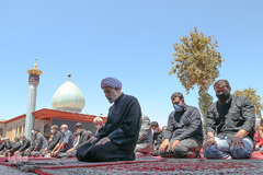 عزاداری ظهر عاشورا در حرم شاهچراغ(ع)