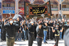 عزاداری ظهر عاشورا در حرم شاهچراغ(ع)
