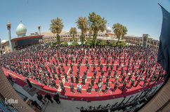 عزاداری ظهر عاشورا در حرم شاهچراغ(ع)