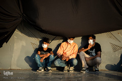 خیمه سوزان غروب عاشورا در میدان امام حسین(ع)