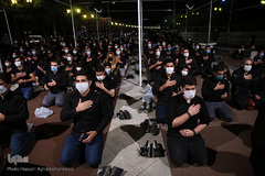 اجتماع بزرگ منتظران «اربعین» در خیمه موکب حضرت علی ابن ابیطالب(ع) منطقه فرهنگی و گردشگری عباس آباد تهران