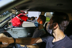 شب های محرم در هیئت خودرویی شیراز