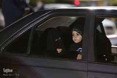 شب های محرم در هیئت خودرویی شیراز