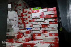 توزیع نذورات حسینیه اعظم زنجان