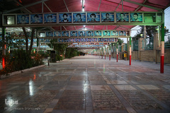 نشان های سنگی شهدای ۸سال جنگ تحمیلی در گلزار شهدای شهر مقدس قم