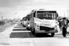 ۸سال حماسه/ اعزام نیروهای داوطلب به جبهه ها