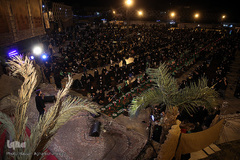 مراسم بزرگ‌ترین سفره نذری حضرت رقیه(س) در میدان آیینی امام حسین(ع)