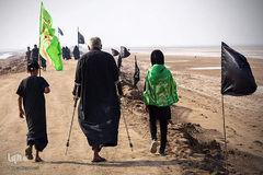 آغاز پیاده‌روی زائران اربعین از جنوب عراق به سمت کربلا