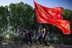 آغاز پیاده‌روی زائران اربعین از جنوب عراق به سمت کربلا