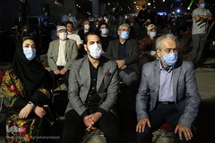 مجید انتظامی، آهنگساز برجسته سینمای دفاع مقدس در کنار دخترش