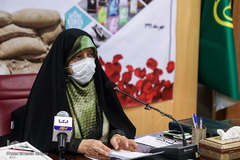 معصومه ابتکار، معاون امور زنان و خانواده ریاست جمهوری در نشست زنان و دفاع مقدس