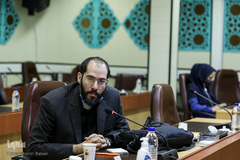 «بهرام زاهدی»، پژوهشگر مؤسسه مطالعات شرق در مراسم رونمایی از کتاب «تولد یک تراژدی