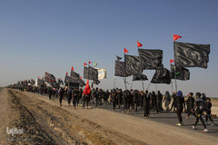 جلوه‌هایی زیبا، از خدمت‌رسانی به زائران اربعین در جنوب عراق