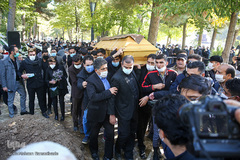 مراسم خاکسپاری پیکر محمدرضا شجریان