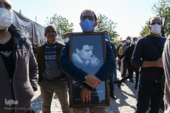 مراسم خاکسپاری پیکر محمدرضا شجریان