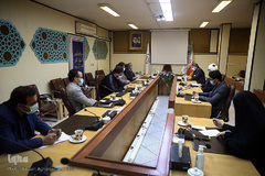 بازدید روح‌الله محمد علی‌نژاد، رییس مرکز قرآن و عترت (ع) وزارت بهداشت، درمان و آموزش پزشکی از ایکنا