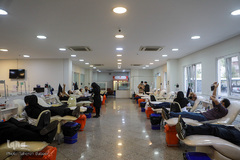 حضور گروه همخوانی محمد رسول الله(ص) در سازمان انتقال خون