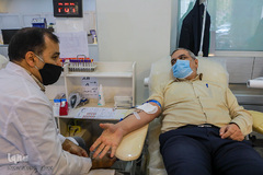 حضور گروه همخوانی محمد رسول الله(ص) در سازمان انتقال خون