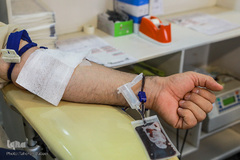 حضور گروه همخوانی محمد رسول الله(ص) در سازمان انتقال خون