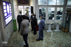 بازدید سردار بهرامی، معاون تبلیغات و روابط عمومی عقیدتی، سیاسی ناجا از ایکنا