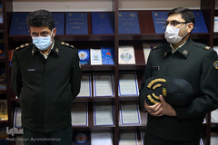 بازدید سردار بهرامی، معاون تبلیغات و روابط عمومی عقیدتی، سیاسی ناجا از ایکنا