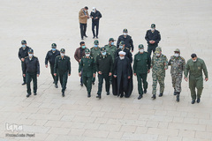 اهدای انگشتر حاج قاسم سلیمانی به حرم‎ شاهچراغ(ع)