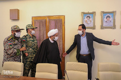 اهدای انگشتر حاج قاسم سلیمانی به حرم‎ شاهچراغ(ع)