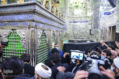 مراسم تشییع پیکر مرحوم آیت الله محدتقی مصباح یزدی در آستان مقدس عبدالعظیم حسنی(ع)