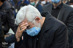 مراسم تشییع پیکر مرحوم آیت الله محدتقی مصباح یزدی در آستان مقدس عبدالعظیم حسنی(ع)