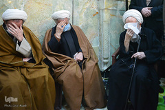 مراسم تشییع پیکر مرحوم آیت الله محدتقی مصباح یزدی در آستان مقدس عبدالعظیم حسنی(ع)