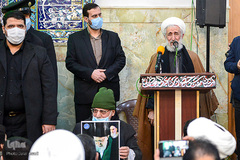 مراسم تشییع پیکر مرحوم آیت الله محدتقی مصباح یزدی در آستان مقدس عبدالعظیم حسنی(ع)