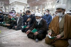 مراسم تجدید میثاق جامعه قرآنی با آرمانهای امام خمینی(ره)