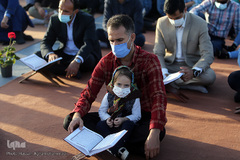 دومین محفل کاروان قرآنی انقلاب بر روی عرشه ناو بندر جمهوری اسلامی