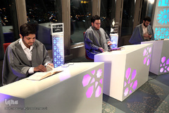 آیین جزءخوانی قرآن کریم بر فراز برج میلاد تهران