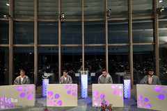 آیین جزءخوانی قرآن کریم بر فراز برج میلاد تهران