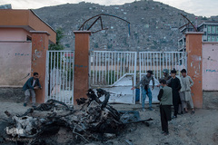 انفجار تروریستی مدرسه دخترانه سیدالشهداء در غرب کابل