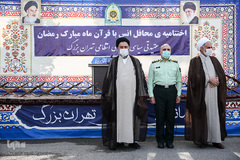 اختتامیه محافل انس با قرآن ماه مبارک رمضان سازمان عقیدتی سیاسی فرماندهی انتظامی تهران بزرگ