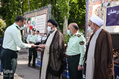 اختتامیه محافل انس با قرآن ماه مبارک رمضان سازمان عقیدتی سیاسی فرماندهی انتظامی تهران بزرگ