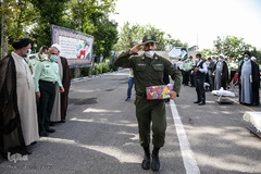 اختتامیه محافل انس با قرآن ماه مبارک رمضان سازمان عقیدتی سیاسی فرماندهی انتظامی تهران بزرگ