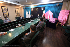 مراسم رونمایی از مصحف شریف ۱۸۰حزبی به قلم کاتبان ممتاز