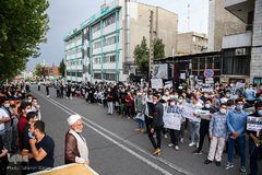 تجمع دانشجویان در محکومیت حمله تروریستی کابل