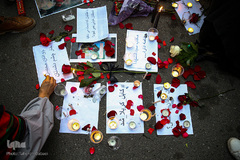 تجمع دانشجویان در محکومیت حمله تروریستی کابل